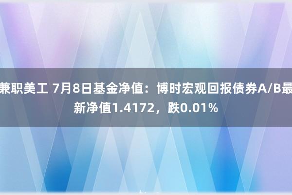 兼职美工 7月8日基金净值：博时宏观回报债券A/B最新净值1.4172，跌0.01%