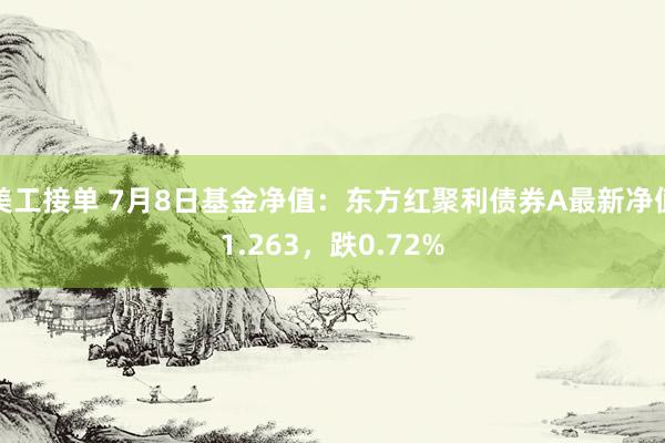 美工接单 7月8日基金净值：东方红聚利债券A最新净值1.263，跌0.72%