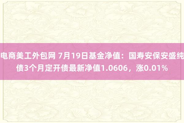 电商美工外包网 7月19日基金净值：国寿安保安盛纯债3个月定开债最新净值1.0606，涨0.01%